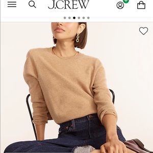 J. Crew Italian Cashmere classic-fit crewneck sweater